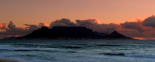 Table Mountain from across the bay