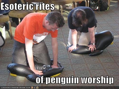 Esoteric rites of penguin worship LOLZ