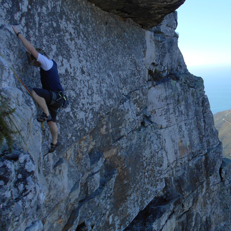 Climbing Table Mountain - big step!